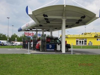 Čerpací stanice TESCO - Plzeň