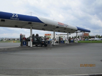 Čerpací stanice TESCO - Plzeň