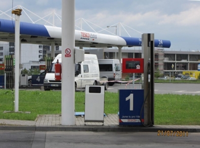 Čerpací stanice TESCO - Plzeň