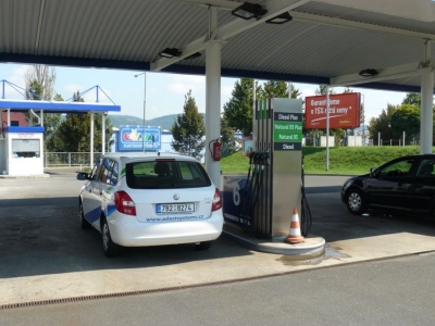 Čerpací stanice TESCO - Ústí n. L.